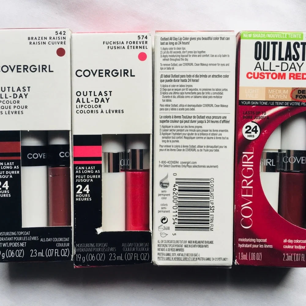 NWT 2 for $24 Covergirl 24 hour outlast many shades